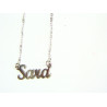 Collar de plata nombre SARA 9084570