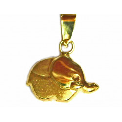 Colgante elefante de oro de 18 quilates