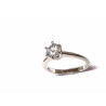 Anillo Solitario plata con circonita
