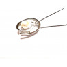 Collar de plata  de  AS & AS con perla cultivada    - 52575
