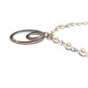 Collar corto de plata y perlas 7X/116