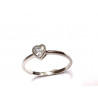 Anillo de plata y circonita Corazón SPA063