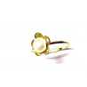 Anillo oro flor con perla blanca  05S-20286