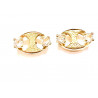 Pendientes de oro y circonitas 6060