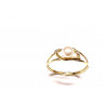 Anillo oro con perla blanca - 11P.00262