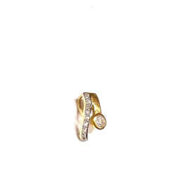 Colgante oro con circonitas