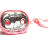 Pinza para chupete oval rosa Gatito