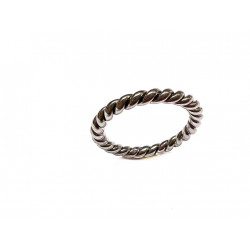 Anillo plata con diseño cordón.