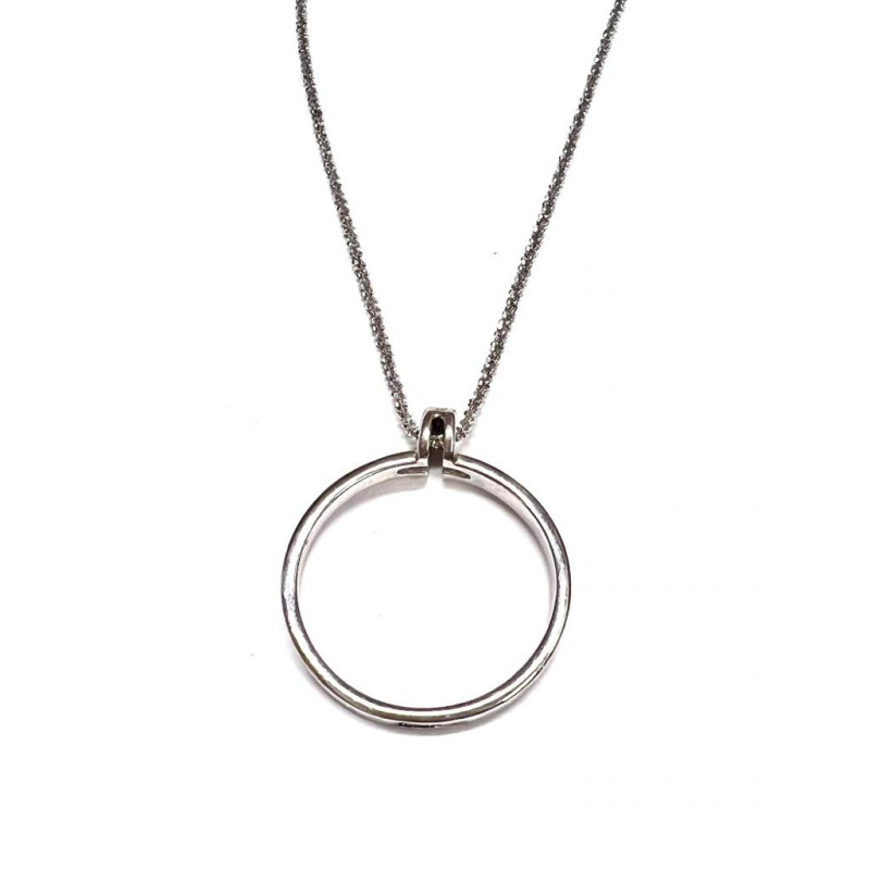 CADENA PLATA Y BISEL - 08R20