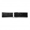 Correa para reloj negra grabado Alligator extra ancha ( 32 mm) 129001
