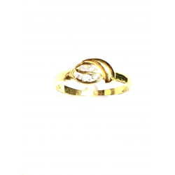 Anillo oro  infantil con...