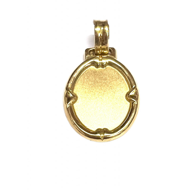 Colgante oro placa. 161509