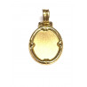 Colgante oro placa. 161509