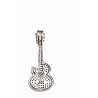 Colgante guitarra en plata y circonitas 900562