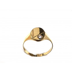 Anillo Sello oro  oval  - 150951