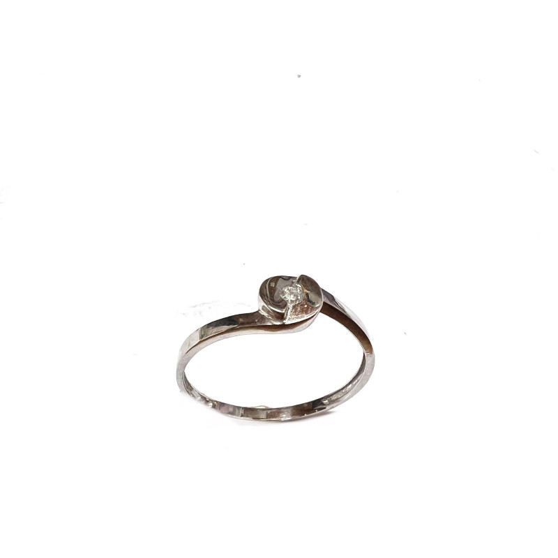 Anillo de oro con brillante - BRIL.00020