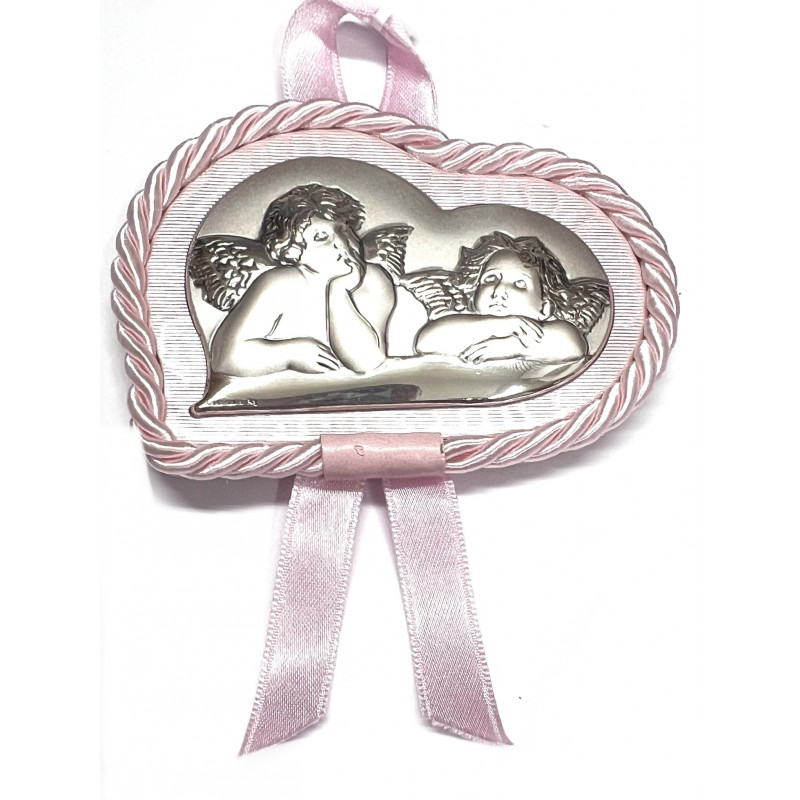 Medalla de cuna con dos Angelitos