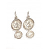 Pendientes plata colgar