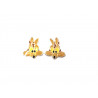 Pendientes plata Coyote Looney Tunes