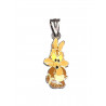 Colgante plata baby Coyote