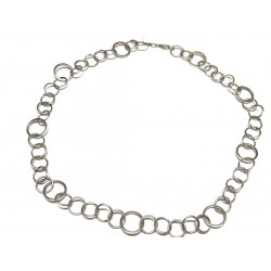 Collar plata anillas