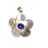 Colgante de plata y esmalte Flor