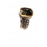 Anillo plata ancho con piedra