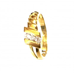 Anillo oro con circonitas 150432
