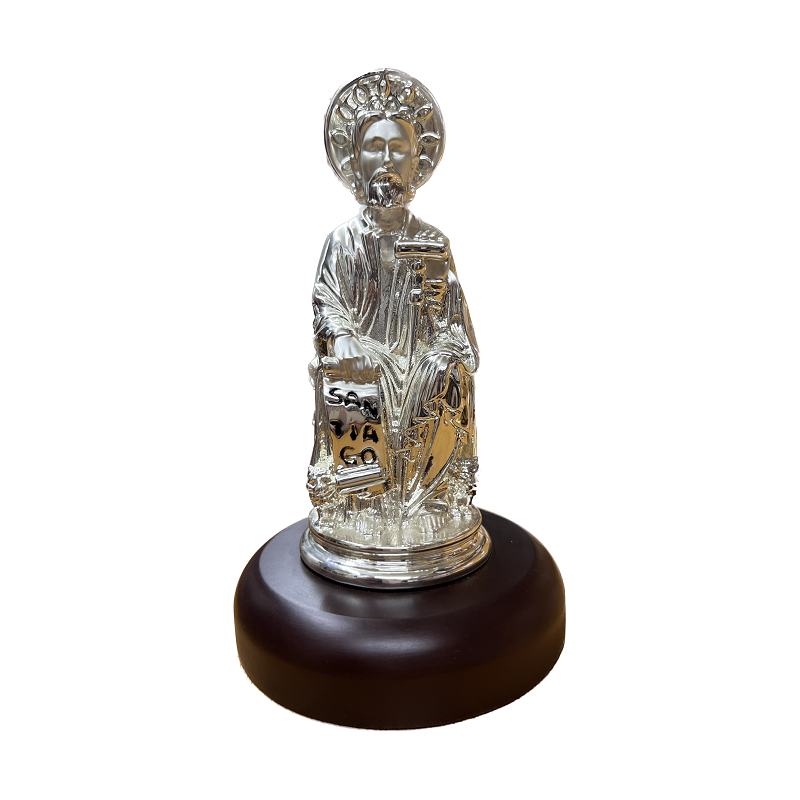 Figura plaqué de plata Santiago Apóstol