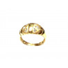 Anillo oro con circonitas