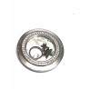 Moneda acero Shaka 33 mm con nácar y circonitas 26000179