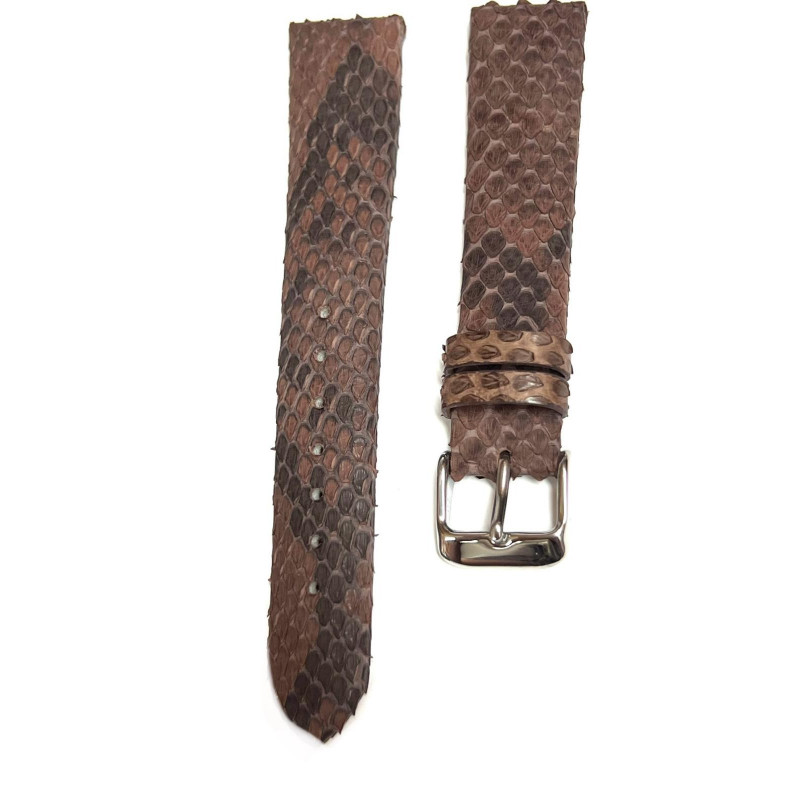 Correa piel en color marrón 18 mm