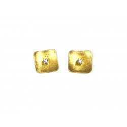 Pendientes oro bicolor...