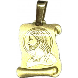 Pergamino oro con rostro...