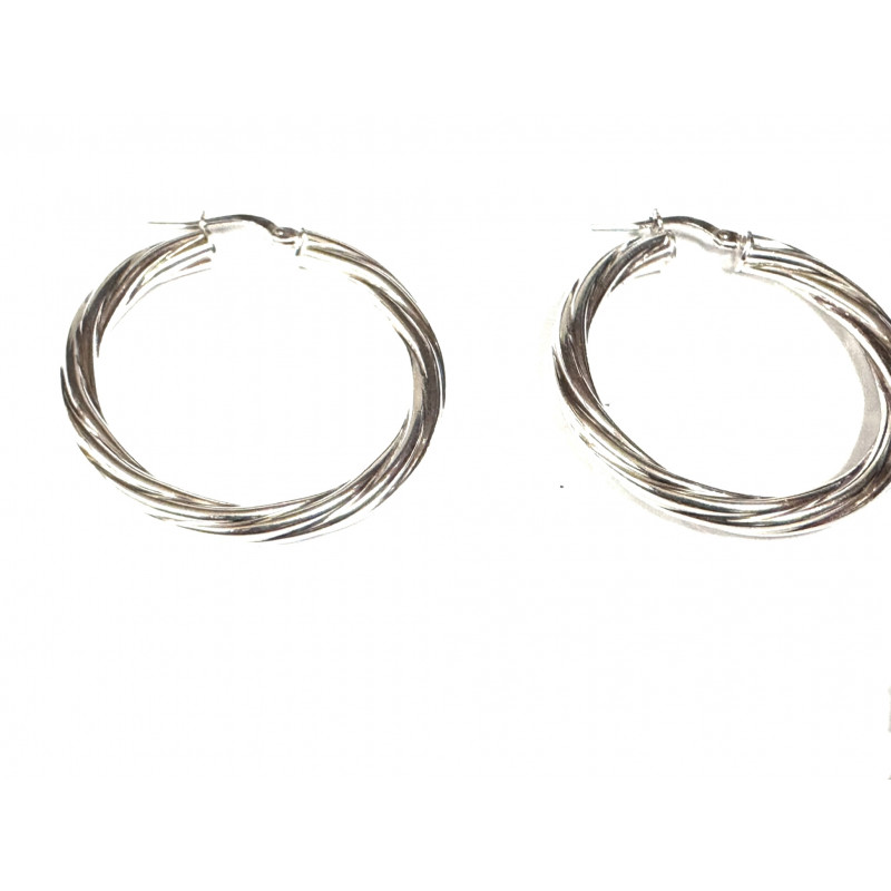 Pendientes plata aros