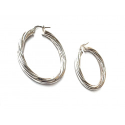 Pendientes plata aros