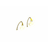 Pendientes oro con perla