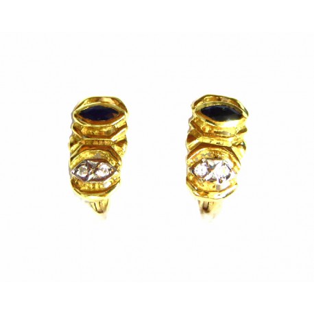 PENDIENTES ORO JUEGO - 0100-D